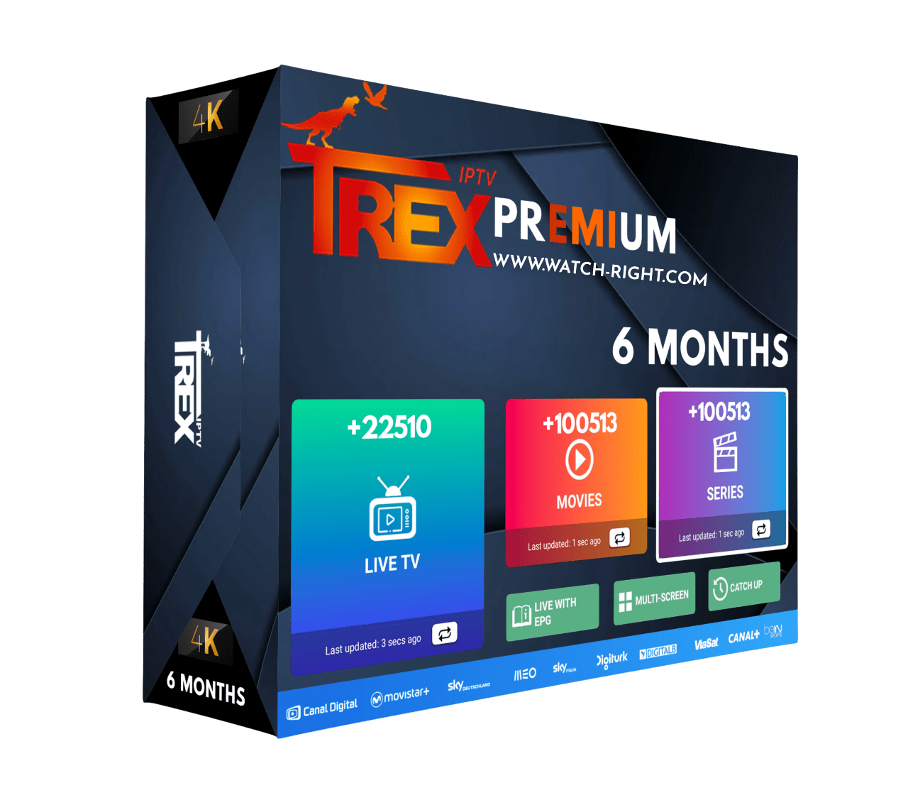 ABONNEMENT TREX IPTV 6/MOIS Meilleur abonnement IPTV